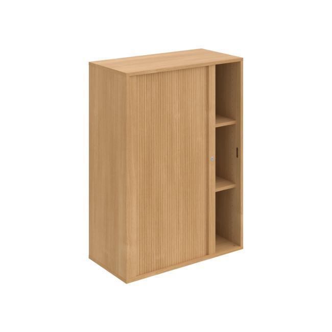 Drive shelf cabinet, 80x111x40 cm oak/oak, lock