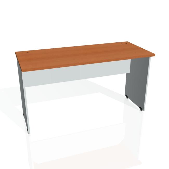 [ON140058] Gate desk, 140x75.5x60 cm, cherry/grey