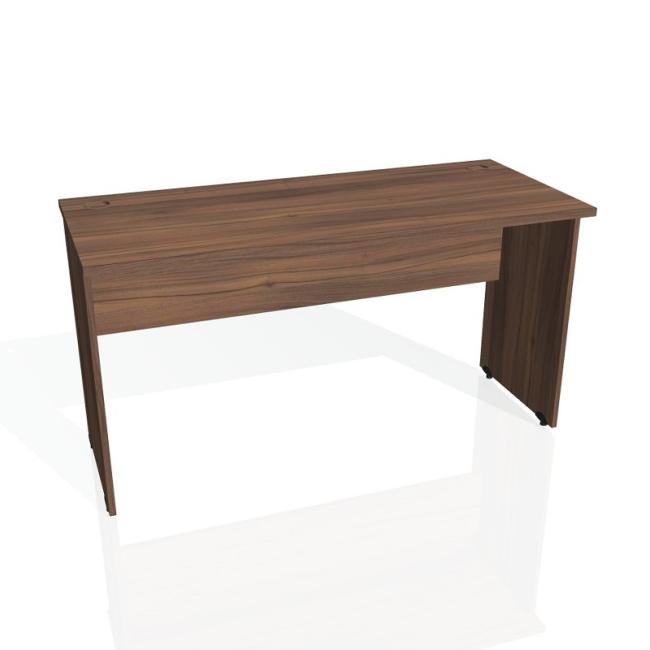 Gate desk, 140x75.5x60 cm, walnut/walnut