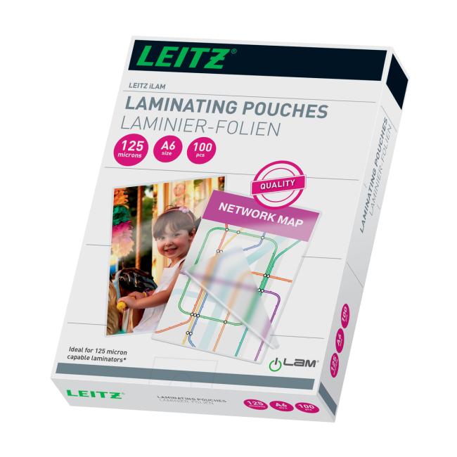 Laminating films Leitz iLAM A6, 125 mic, 100 pcs