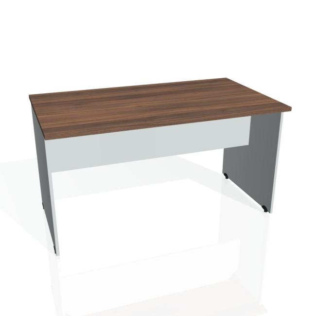 [ON140178] Gate meeting table, 140x75.5x80 cm, walnut/grey