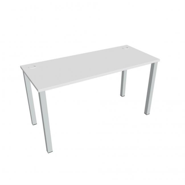 Uni work table, 140x75.5x60 cm, white/grey