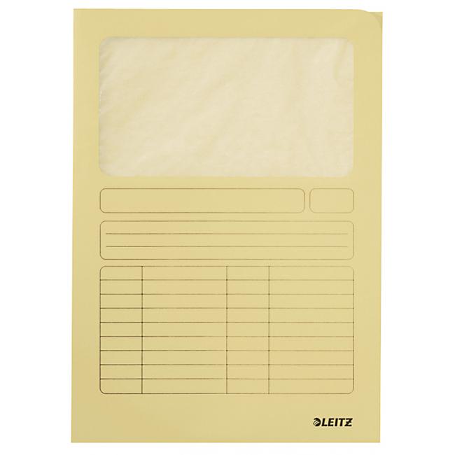 Basic folders with Esselte yellow window
