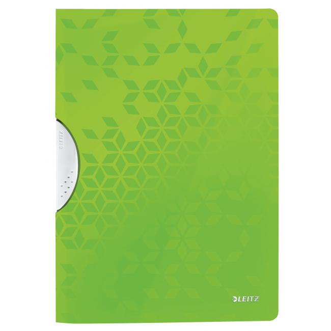 [ES418564] Obal s klipom plastovým Leitz WOW zelený