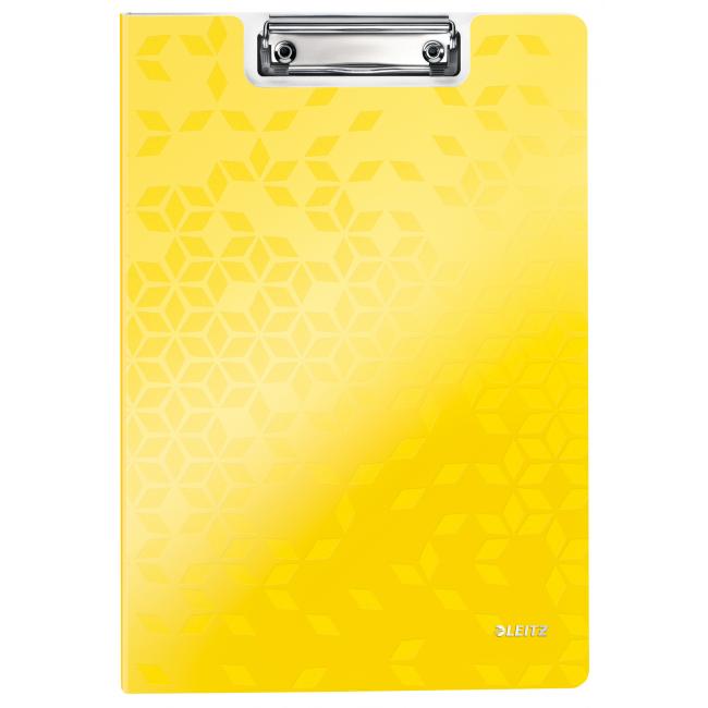 [ES419916] Plate with clip Leitz WOW dissolvable yellow