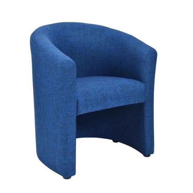 [AB010090] Single chair Kelly, glider, blue Bondai 6016