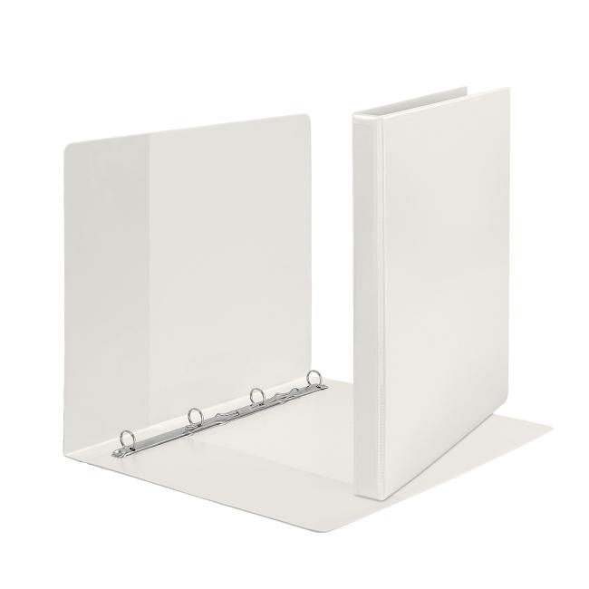 Presentation binder Leitz 3.0 cm ring A4 MAXI white