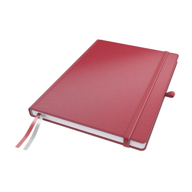 Lined notebook A4 Leitz Complete red