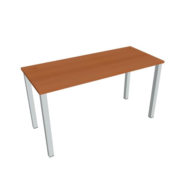 Uni work table, 140x75.5x60 cm, cherry/grey