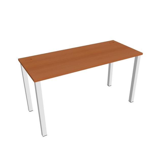 Uni work table, 140x75.5x60 cm, cherry/white