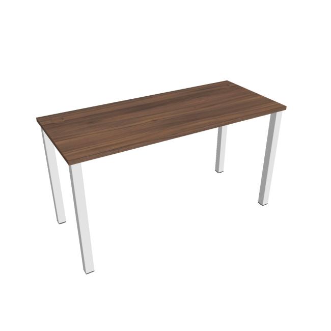 Uni work table, 140x75.5x60 cm, walnut/white