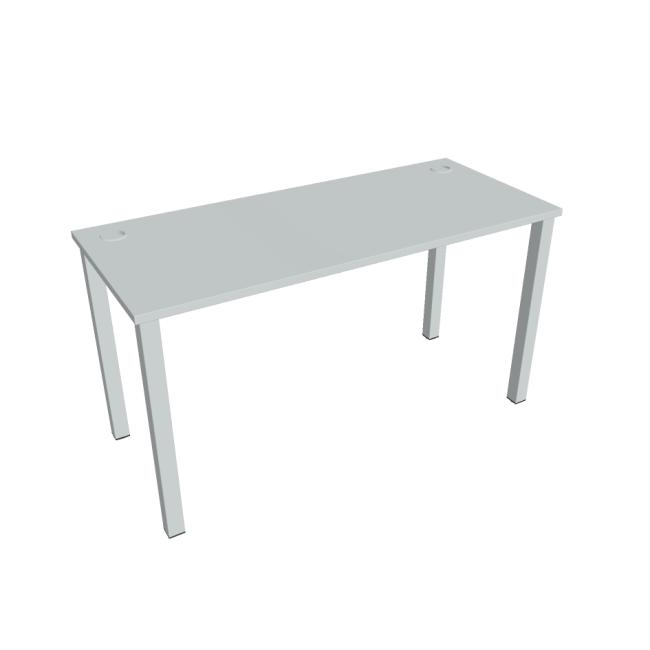 Work table Uni, 140x75.5x60 cm, grey/grey