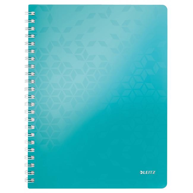 Lined notepad Leitz WOW A4 ice blue