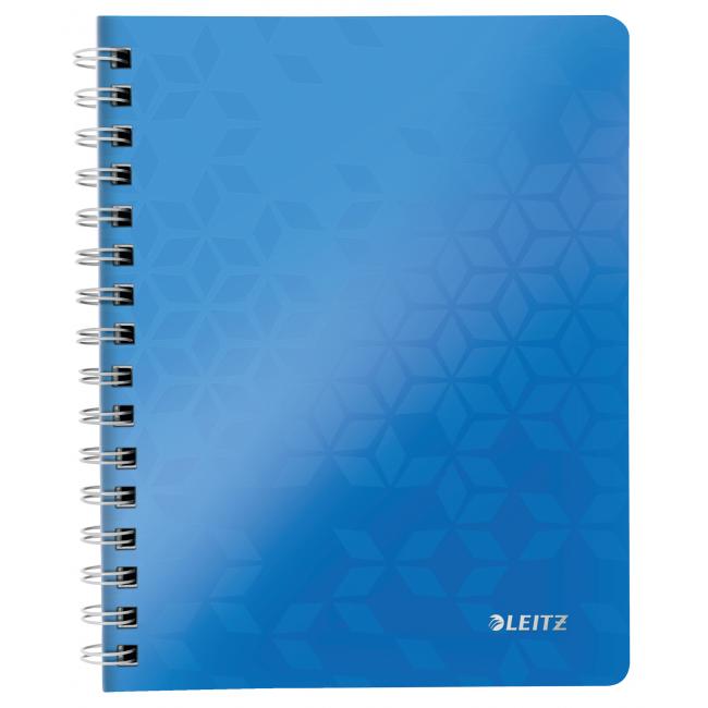 Leitz WOW A5 lined notepad metallic blue