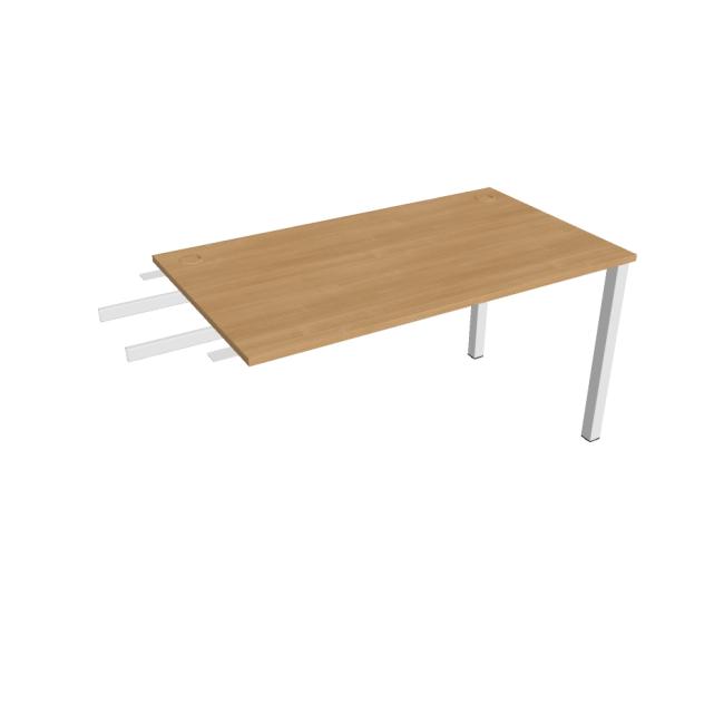 Work table Uni, chain, 140x75.5x80 cm, oak/white