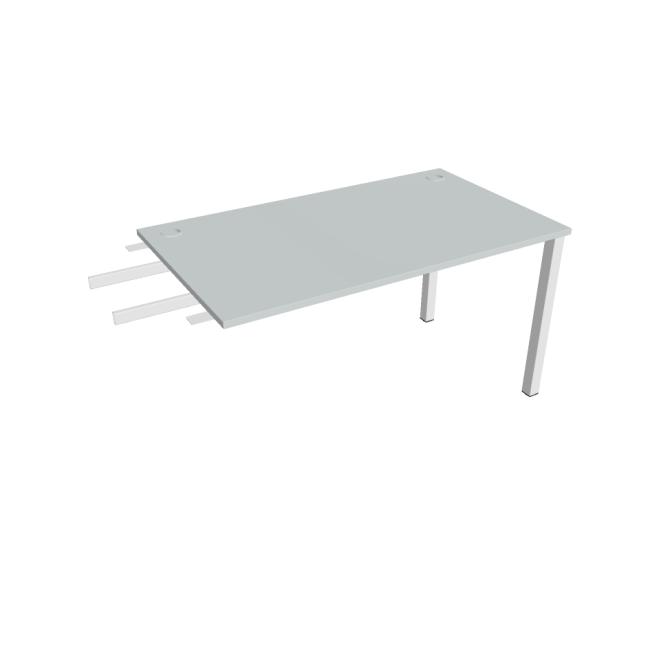 Work table Uni, chain, 140x75.5x80 cm, grey/white