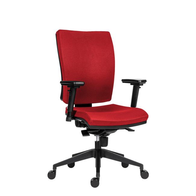 [AN820038] Office chair GALA Plus SL red BN14 + armrests AR08