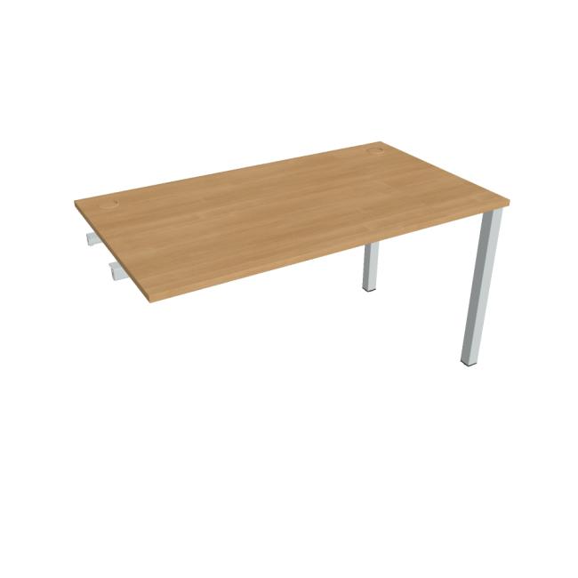 Work table Uni k pozdź. chain, 140x75.5x80 cm, oak/grey