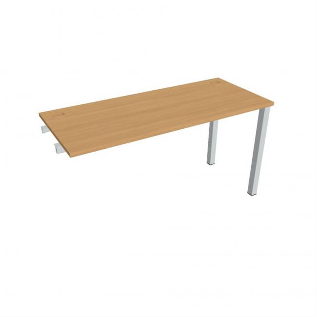 Work table Uni k pozdź. chain, 140x75.5x60 cm, beech/grey
