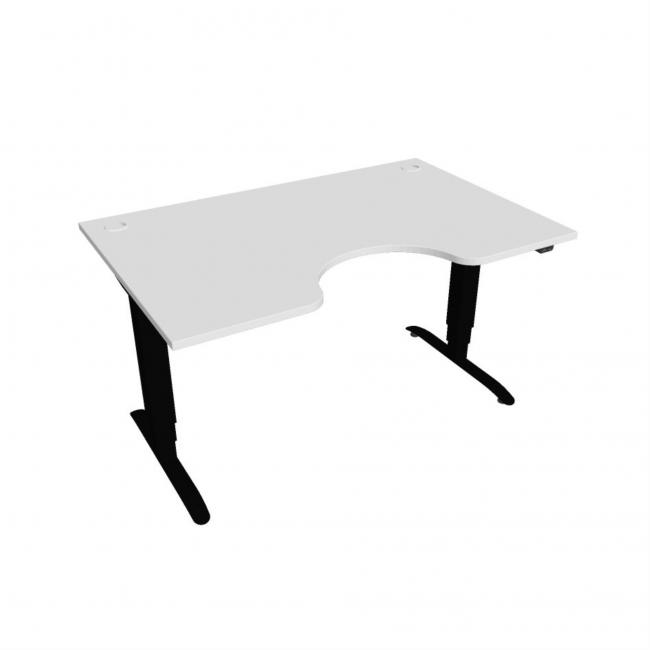 Motion Ergo desk, ZO, 3S, 140x61-128,x90 cm, white/black