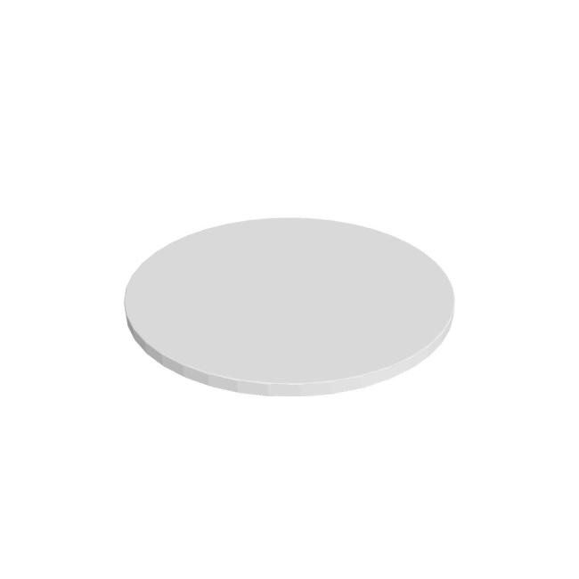 [ON146390] Hobis circular plate, dia. 60 cm, white
