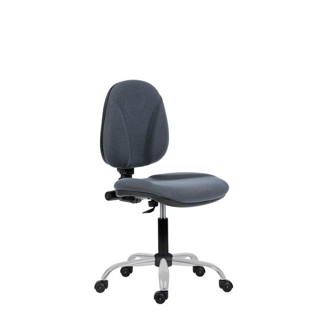 Work chair antistatic Ergo C Antistatic, chrome cross, gray anthracite