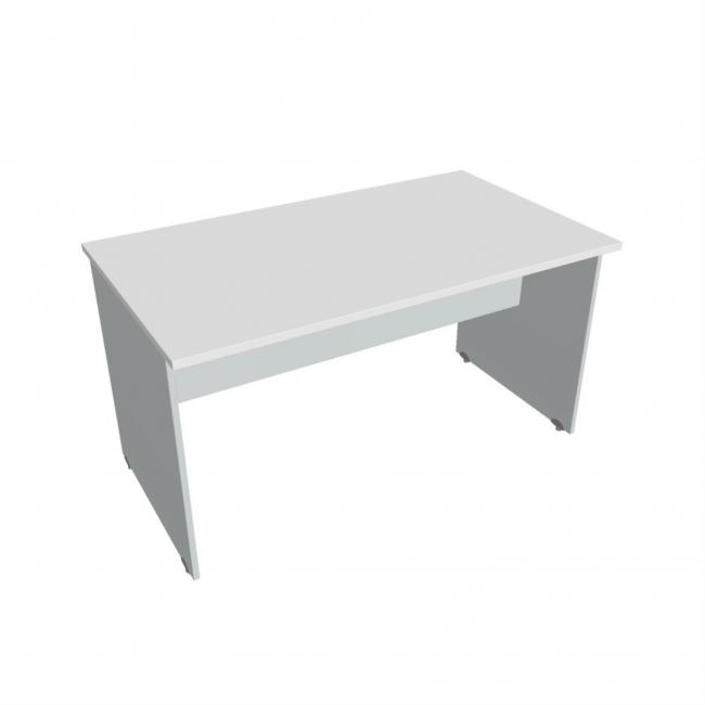Gate meeting table, 140x75.5x80 cm, white/grey