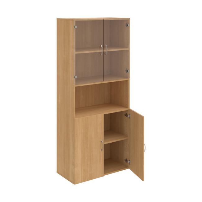 Drive shelf cabinet, 80x185x42 cm, oak/oak