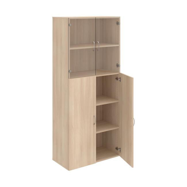 Drive shelf cabinet, 80x185x42 cm, agate/agate