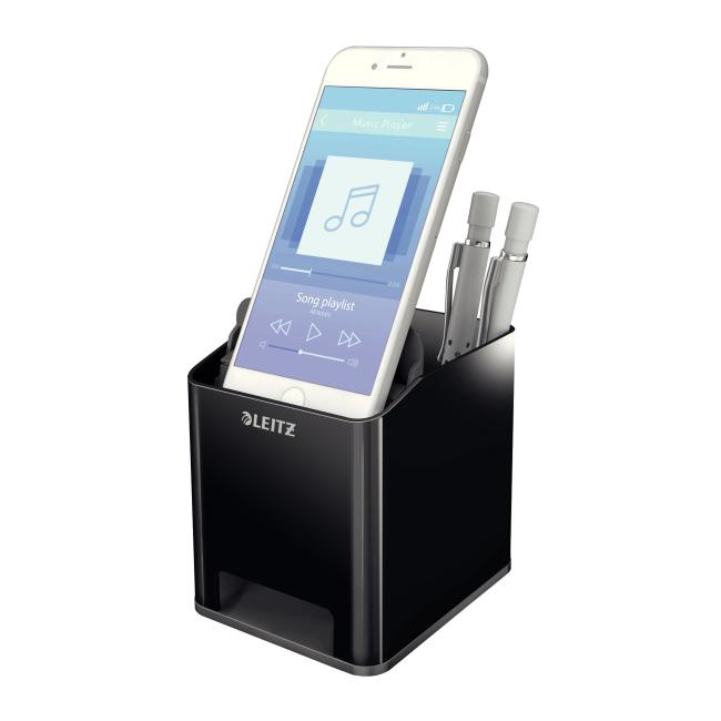 Stojan na hudobné pero Leitz WOW čierny