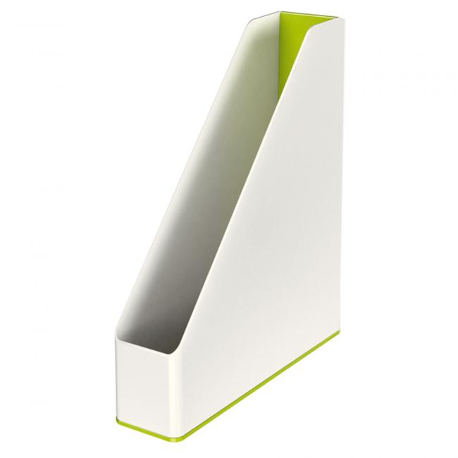 Leitz WOW white/metallic green magazine stand