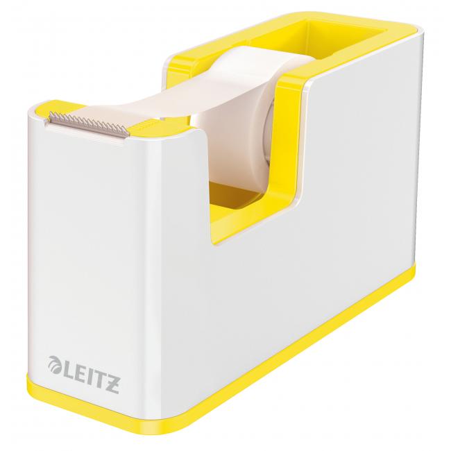 Tape dispenser Leitz WOW white/yellow