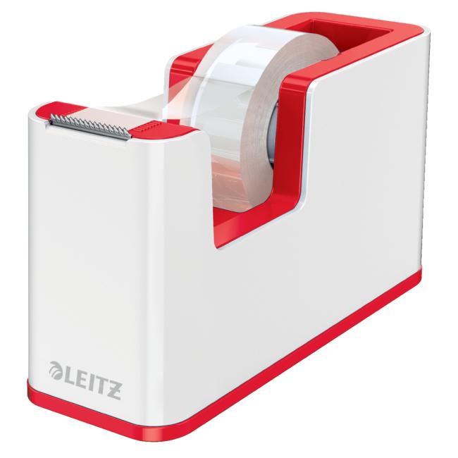 Tape dispenser Leitz WOW white/red