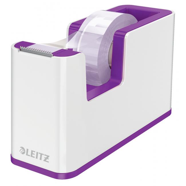 Tape dispenser Leitz WOW white/purple
