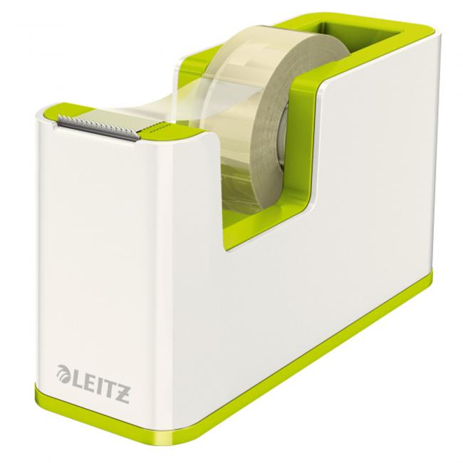 Tape dispenser Leitz WOW white/metallic green