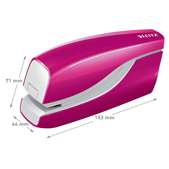 Electric stapler Leitz New NeXXt WOW 5566 pink