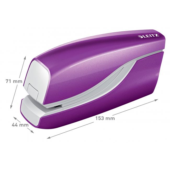 Electric stapler Leitz New NeXXt WOW 5566 purple