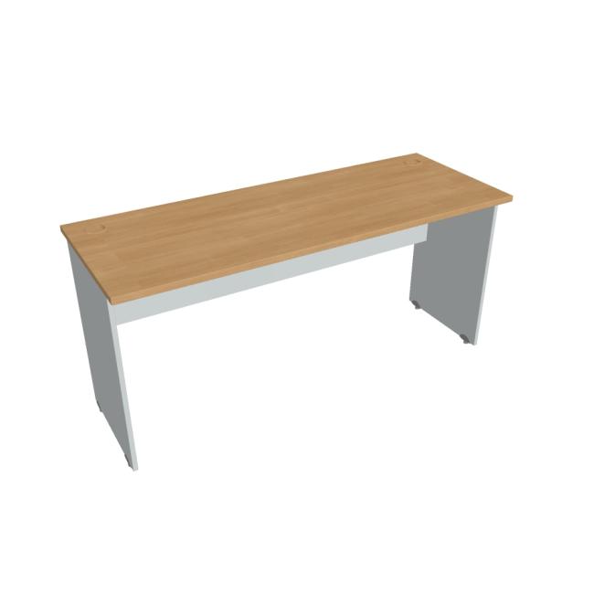 Gate desk, 160x75.5x60 cm, oak/grey