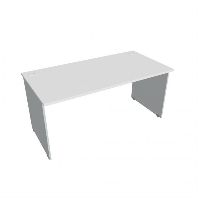 [ON160298] Gate desk, 160x75.5x80 cm, white/grey