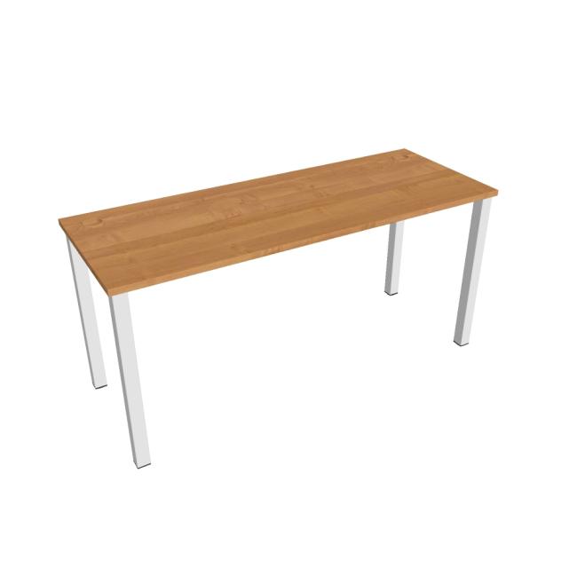 Uni work table, 160x75.5x60 cm, alder/white