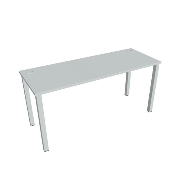 Work table Uni, 160x75.5x60 cm, gray/grey