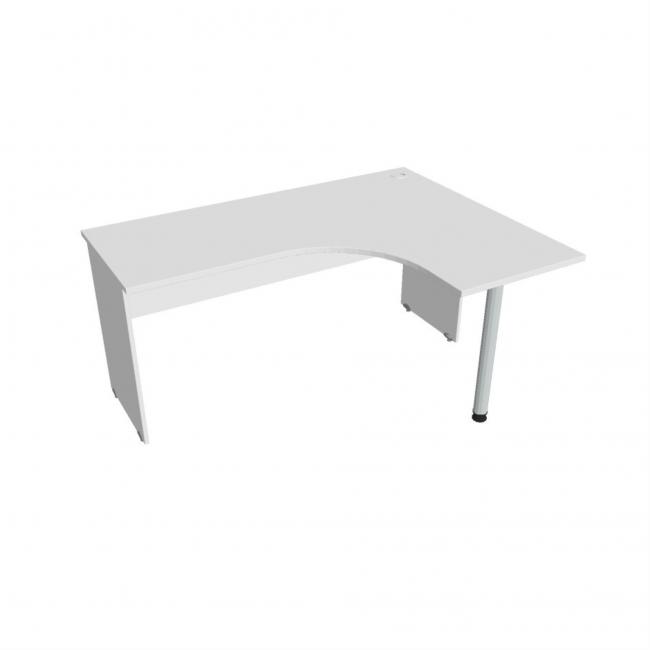 [ON160399] Gate desk, ergo, left, 160x75.5x120 cm, white/white