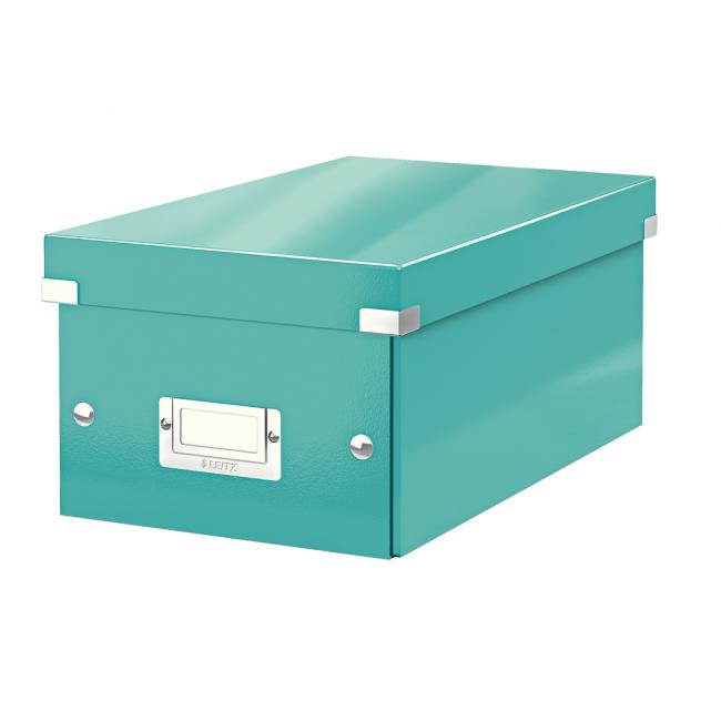 Box for DVD Click & Store WOW ice blue