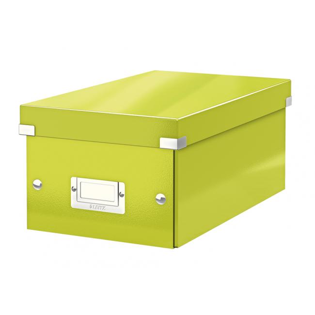 Box na DVD Click & Store WOW zelený