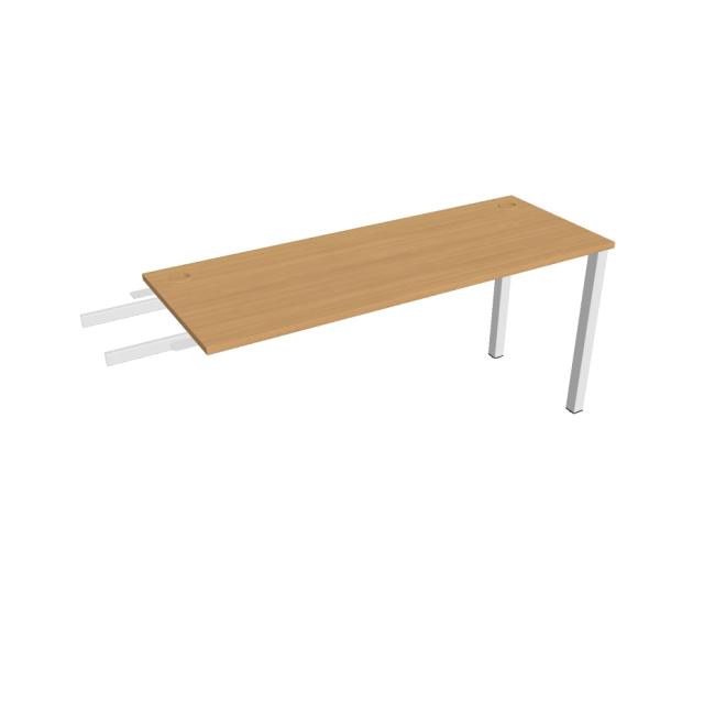 Work table Uni, chain, 160x75.5x60 cm, beech/white
