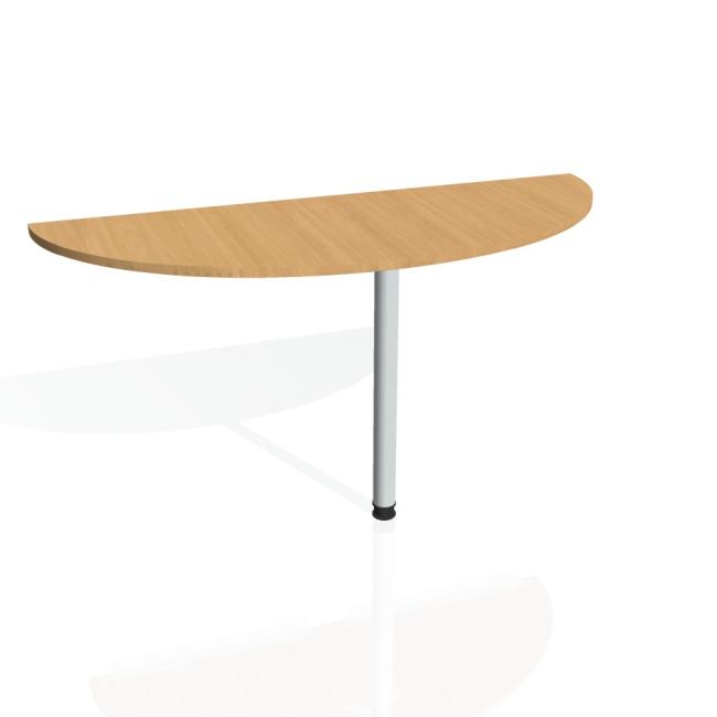 Prídavný stôl Gate, 160x75,5x60 cm, buk/kov