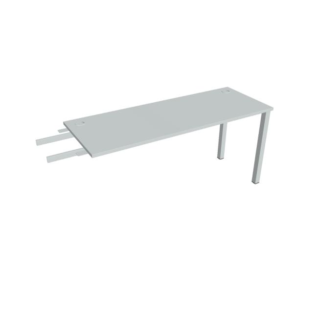 Work table Uni, chain, 160x75.5x60 cm, gray/grey