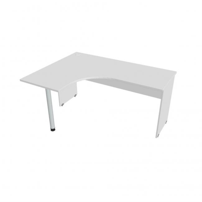 [ON160499] Gate desk, ergo, right, 160x75.5x120 cm, white/white