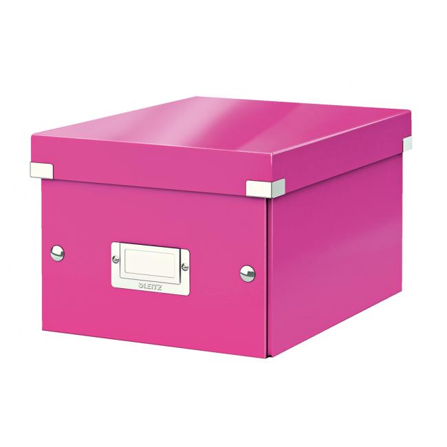 Click & Store small box metallic pink