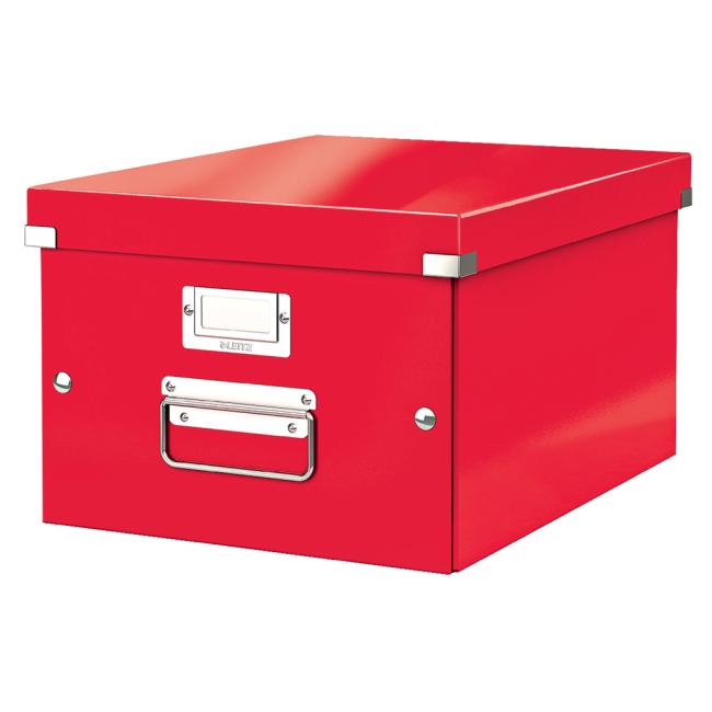Click & Store medium box red